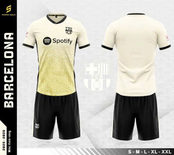 Barca 2025/26 - Yellow Cream